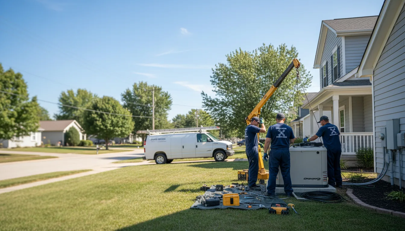 Generator Installation in Sainte Marie, IL near me
